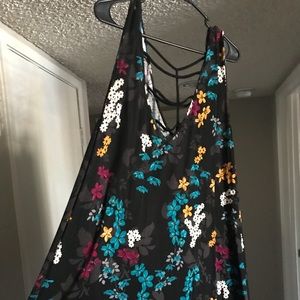 Torrid Super Soft Floral Print Strappy Tank Top
